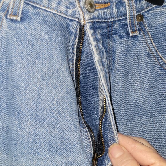 Vintage Chamonix Womens 14R High-Waisted Light Blue Denim‎ Jeans - Picture 5 of 8